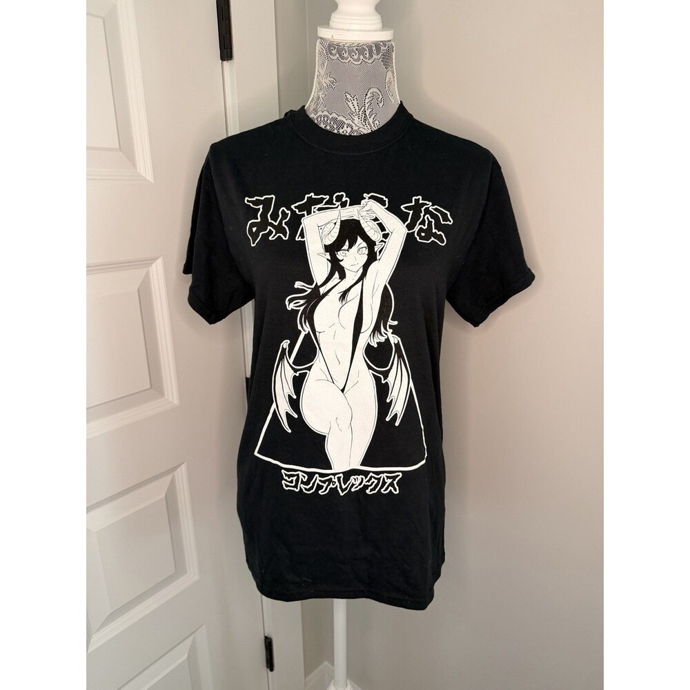 Lewd Complex Demon Girl T-shirt  Size Small Japanese Anime Minakun